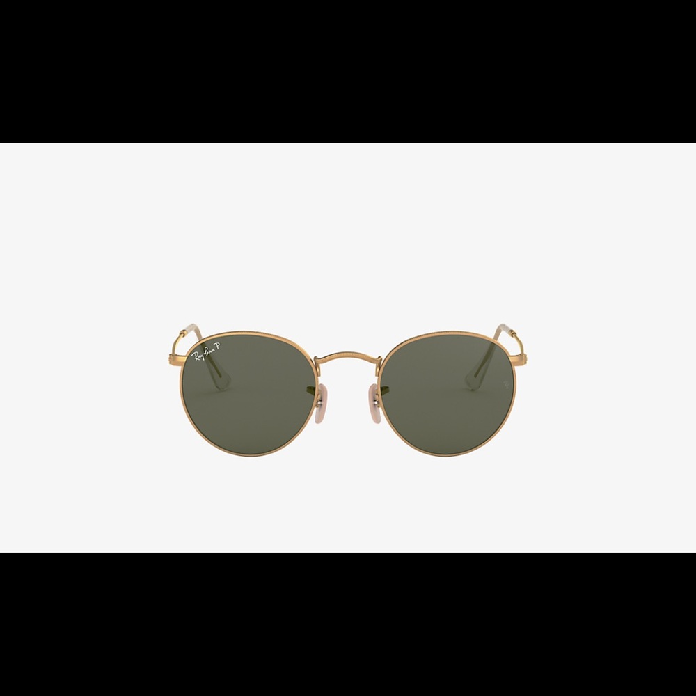 Ray-Ban rb3447 round metal polarized sunglasses